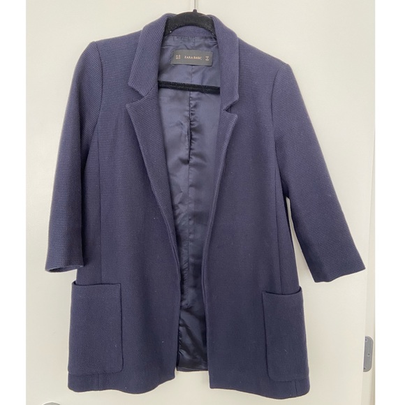 Zara Navy Blue Blazer